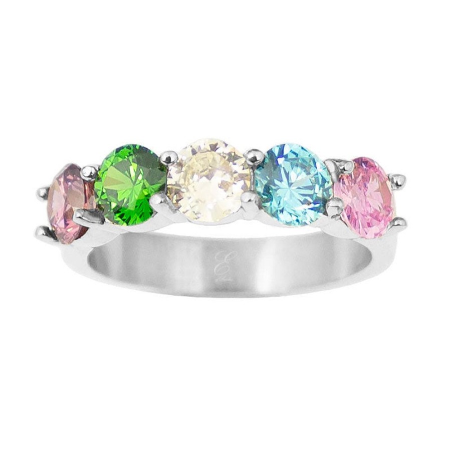 Ringar E of Sweden | Rainbow Mix Ring Stal