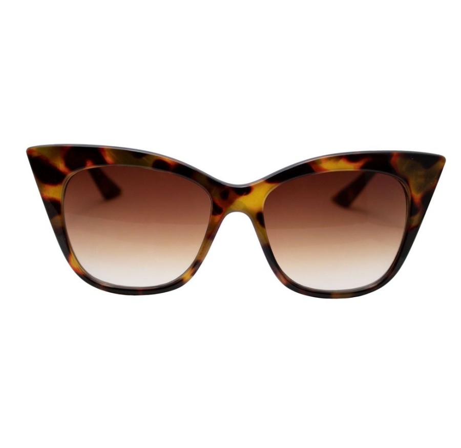 Accessoarer E of Sweden | Cat Eye Solglasogon Leopard