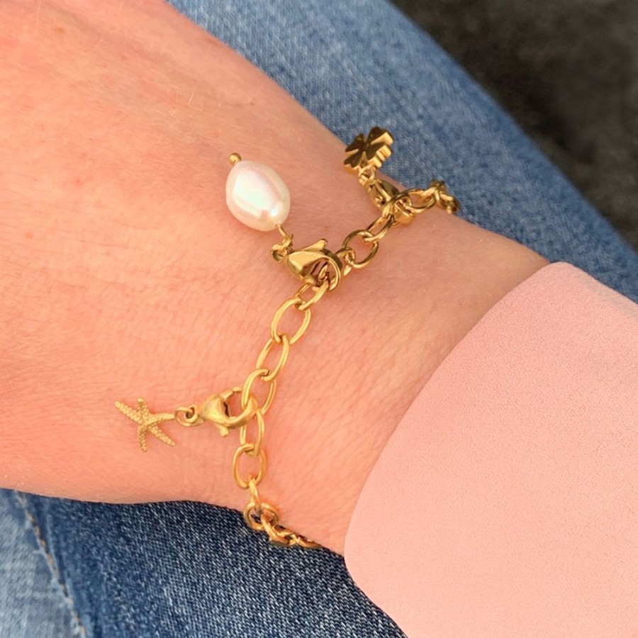 Armband E of Sweden | Melissa Berlockarmband Guld