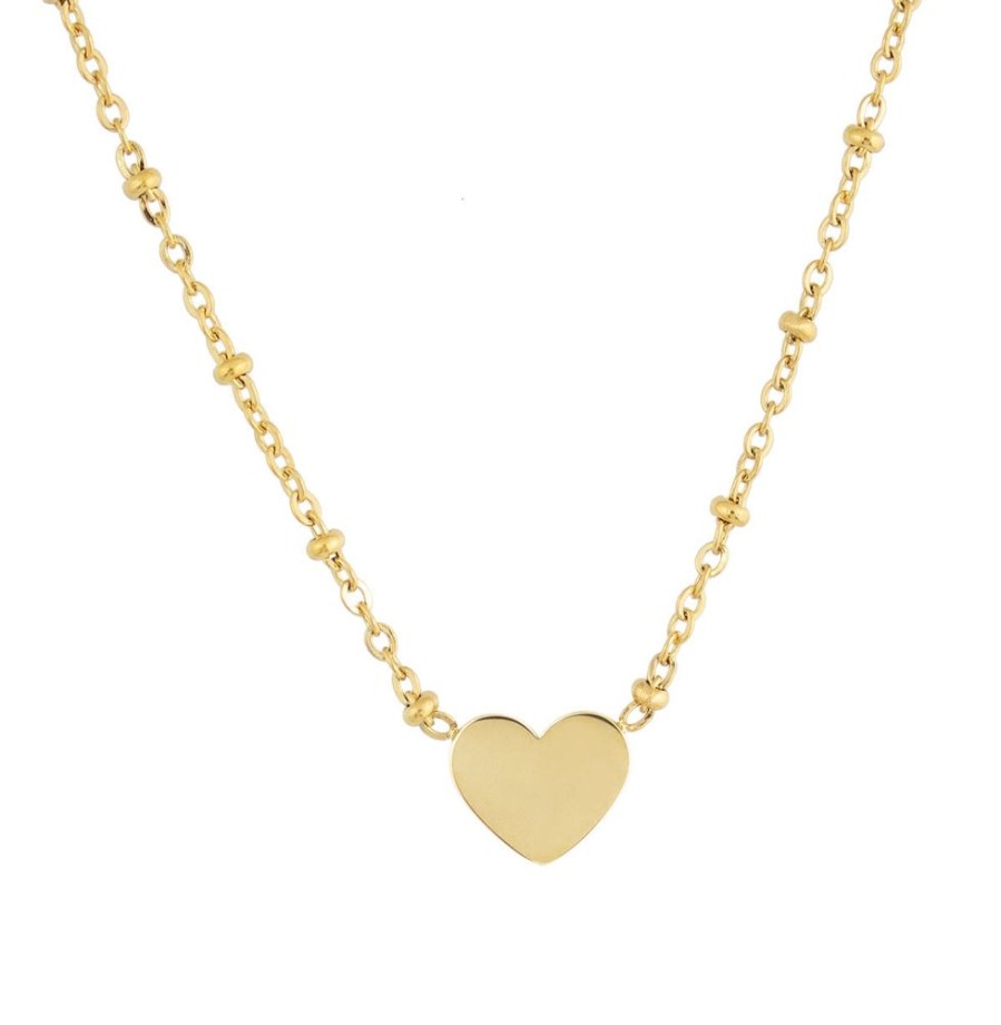 Halsband E of Sweden | Heart Halsband Guld