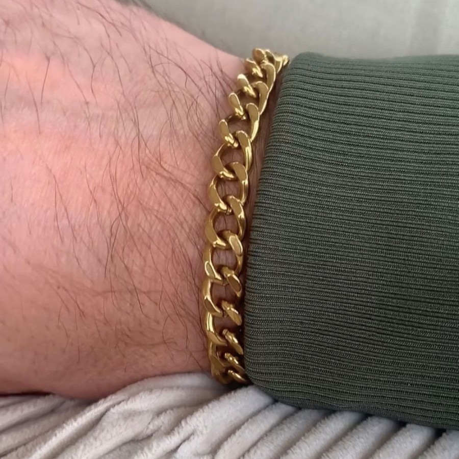 Herrsmycken E of Sweden | Robin Armband Guld