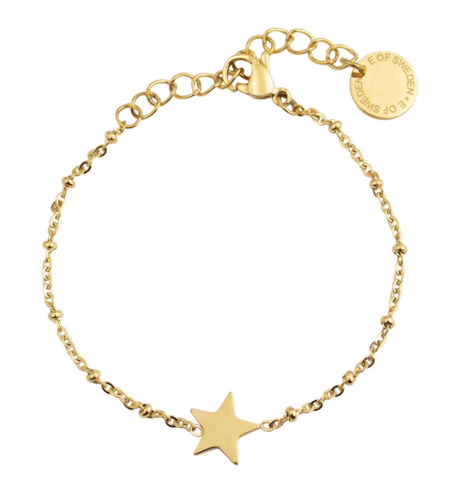 Armband E of Sweden | Star Armband Guld