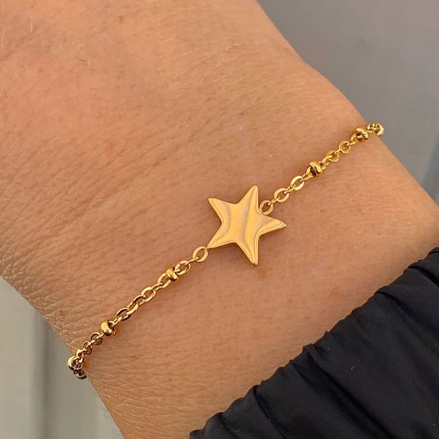 Armband E of Sweden | Star Armband Guld